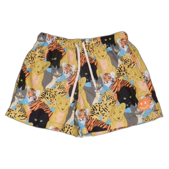 Ambsn California Wild Cat Swim Trunks Shorts Men's Size Small - Picture 1 of 3